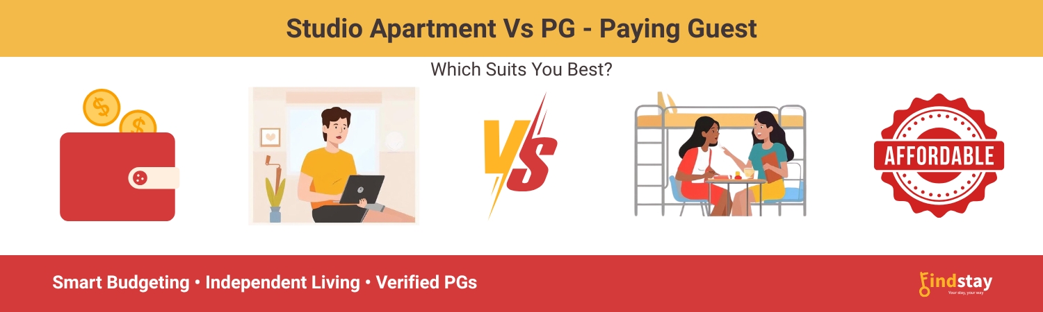 Studio Apartments vs PG